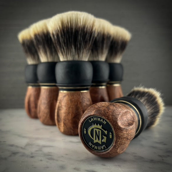 Custom Chisel & Hound LAWMAN Shave Brush (5152GN)