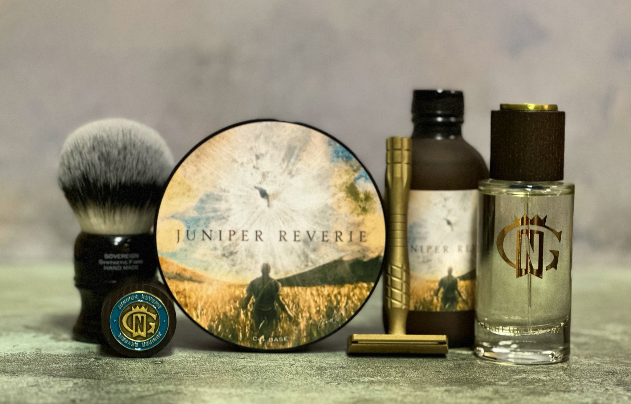 Juniper Reverie Parfum & Shave Gift Set