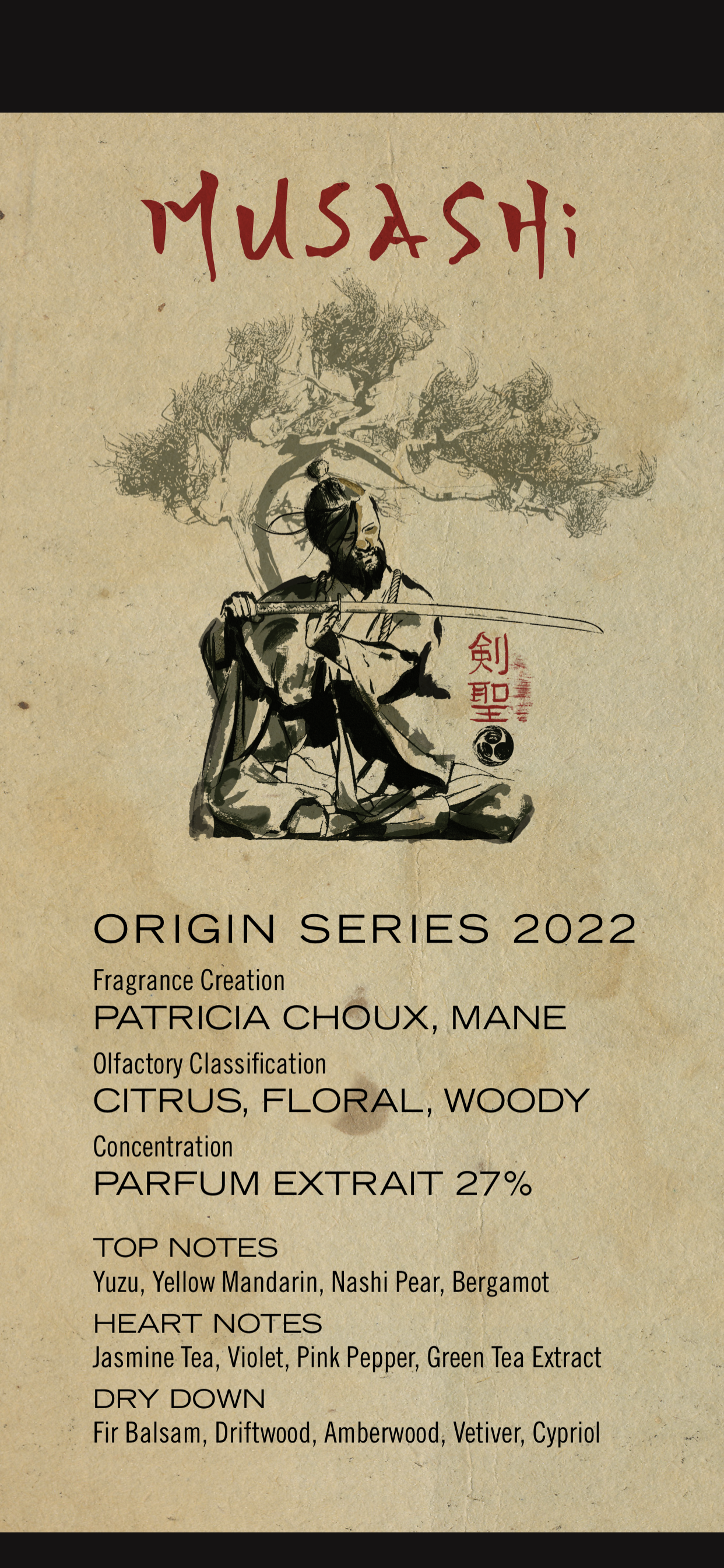 Musashi Origins Series Parfum Extrait