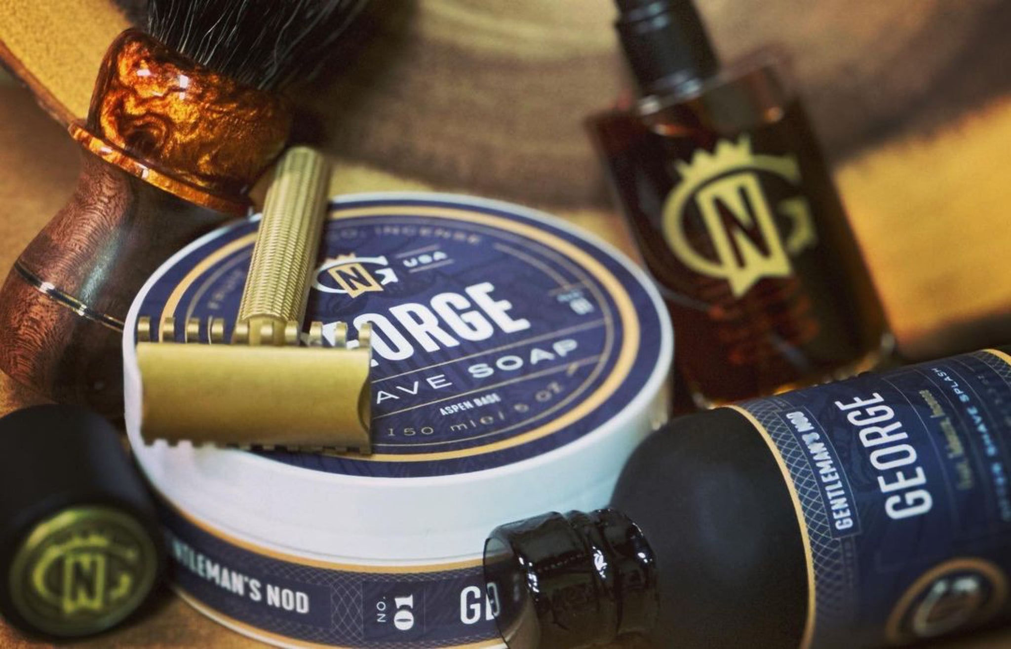 George Parfum Extrait & Shave Gift Set