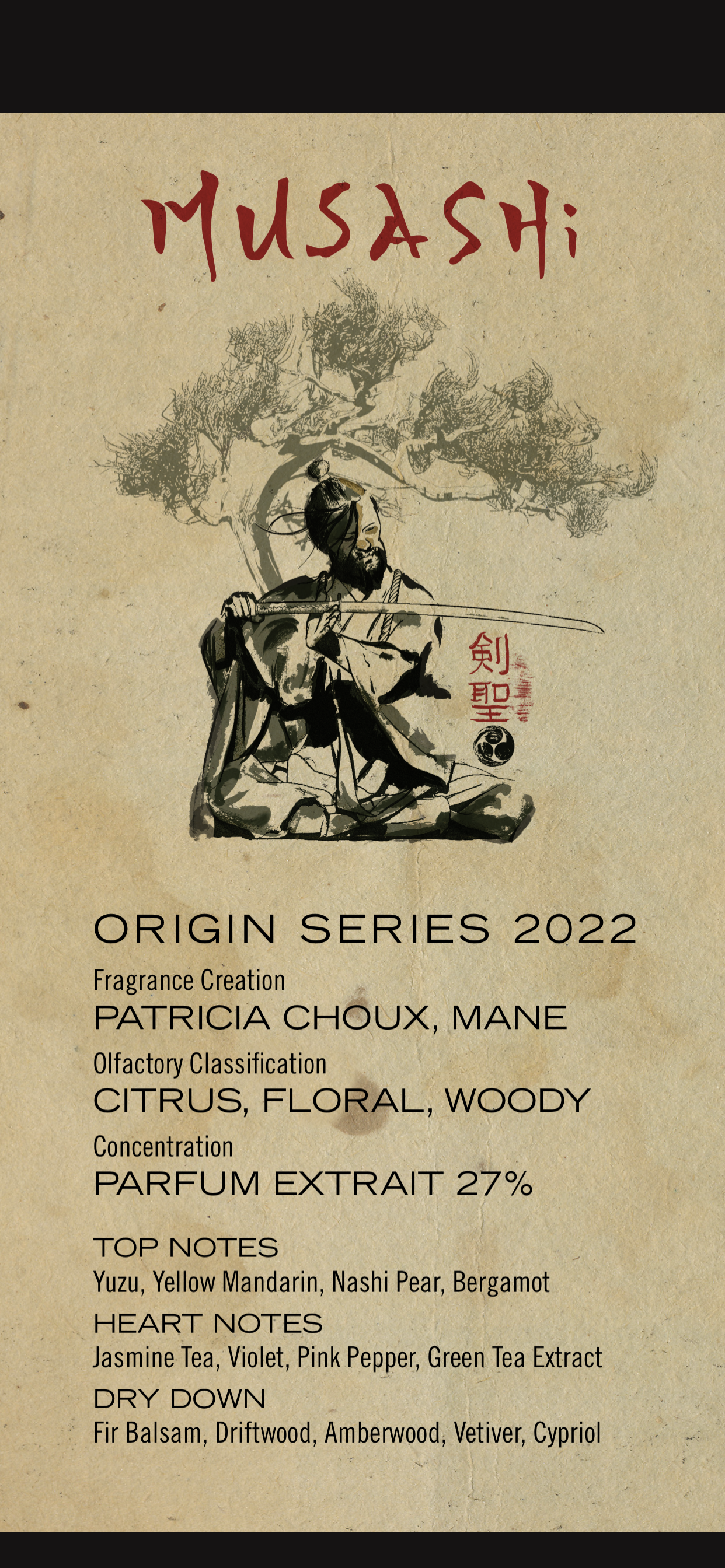 Musashi Origins Series Parfum Extrait