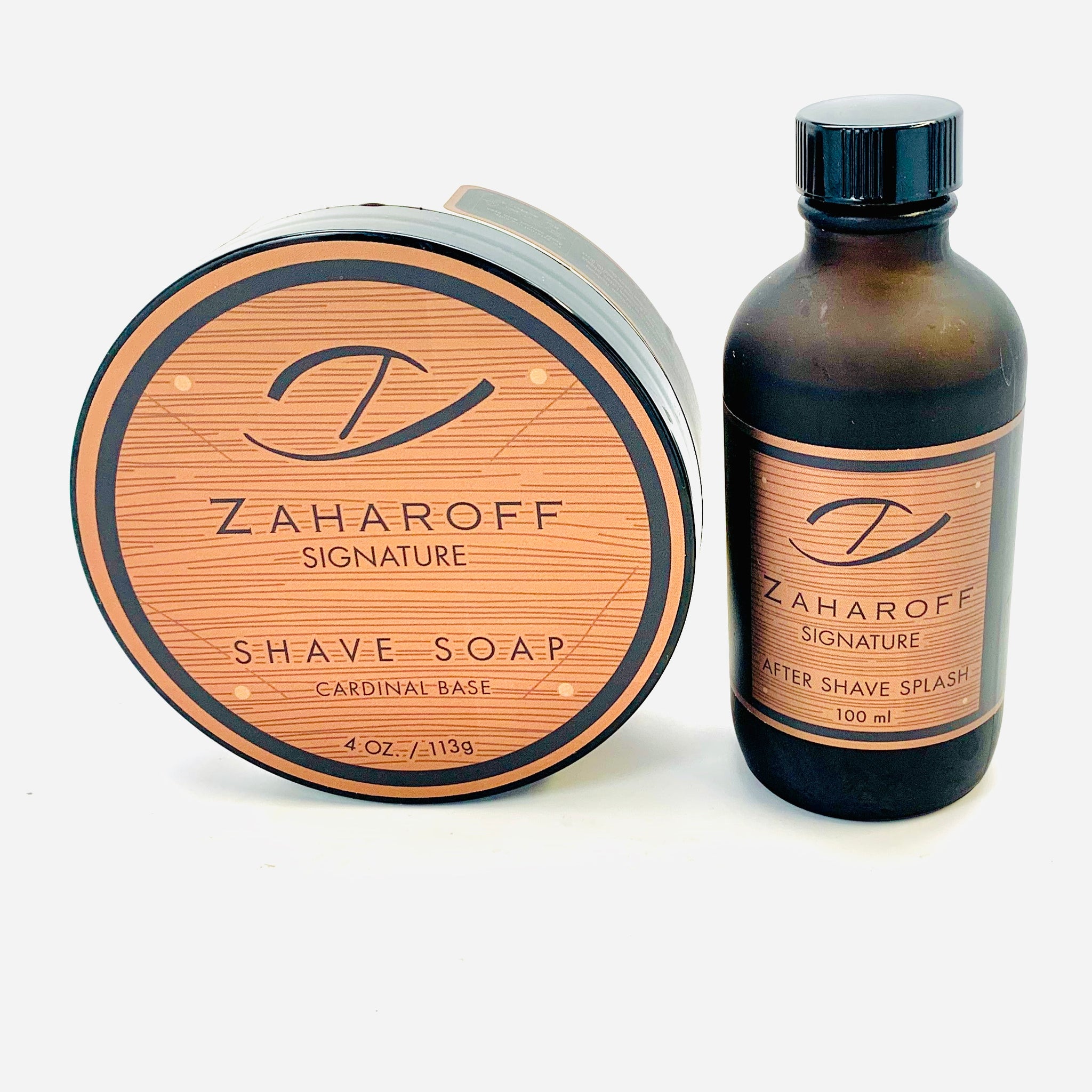 Zaharoff Signature Shave Soap and Aftershave Splash Set